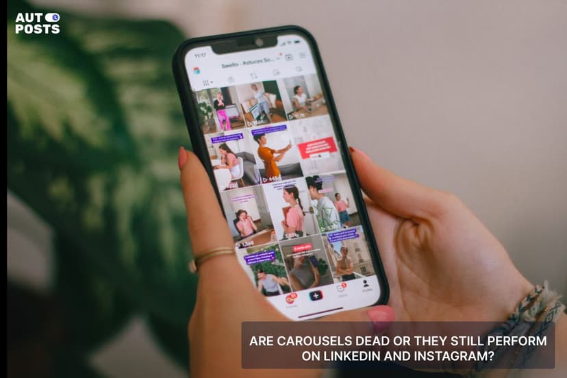 Are Carousels Dead Or Do They Still Perform on LinkedIn and Instagram? — cover