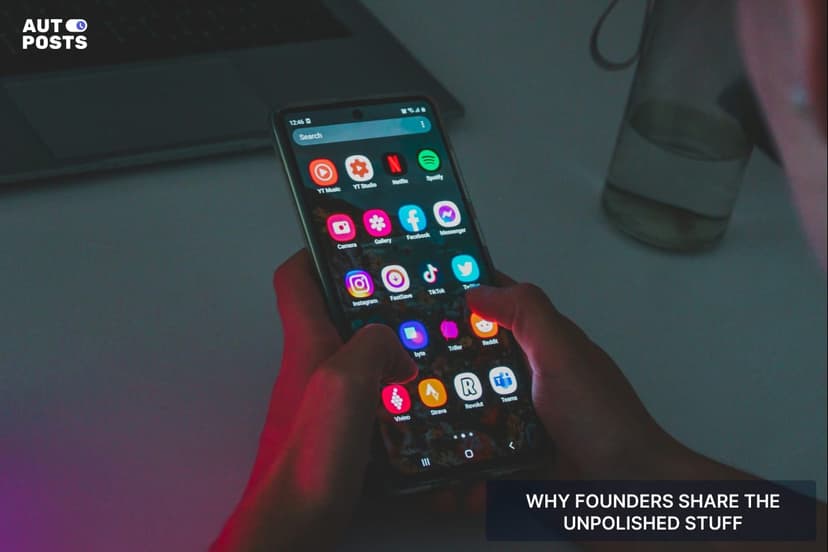 Behind the Scenes Content Why Founders Should Share the Unpolished Stuff? — cover
