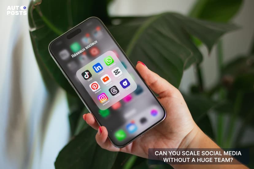 Can You Scale Social Media Without a Huge Team — cover