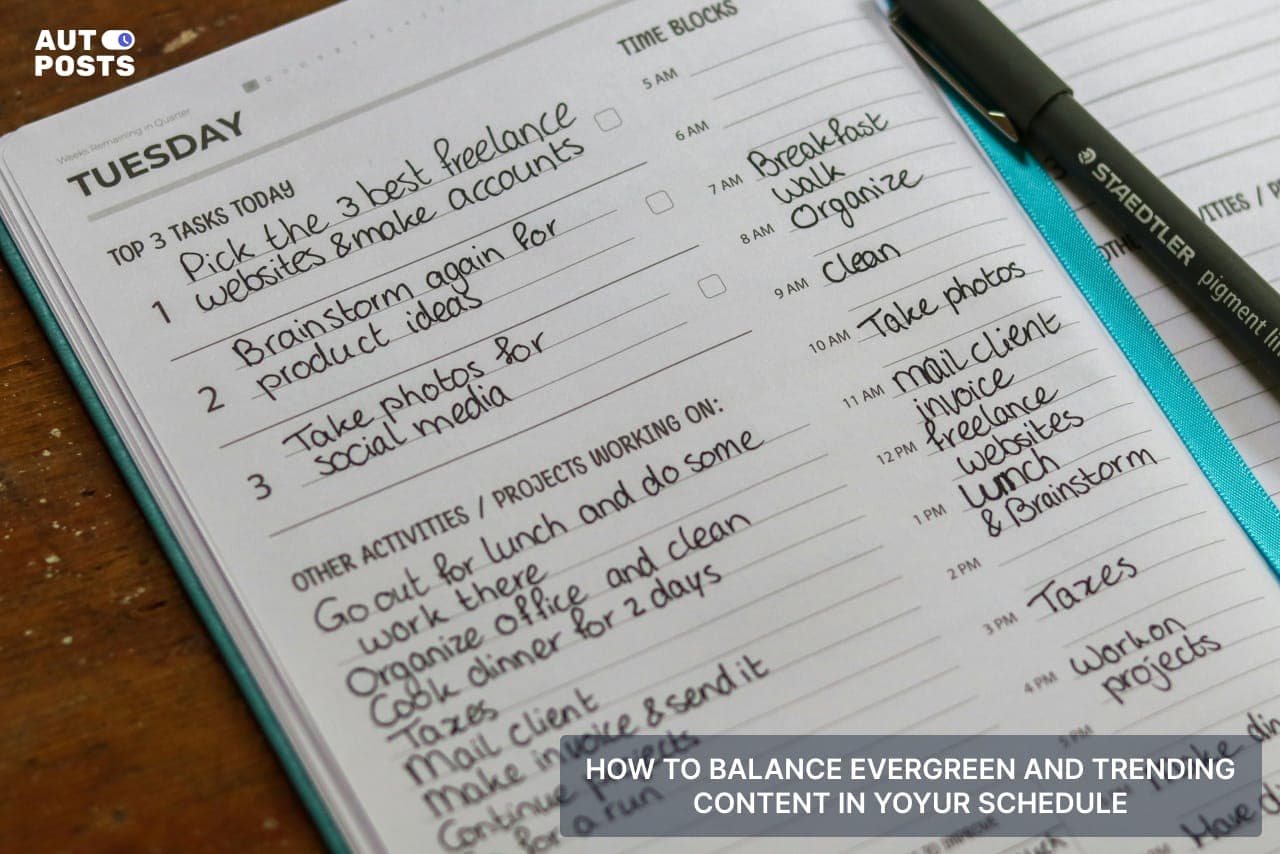 How to Balance Evergreen and Trending Content in Your Schedule — cover