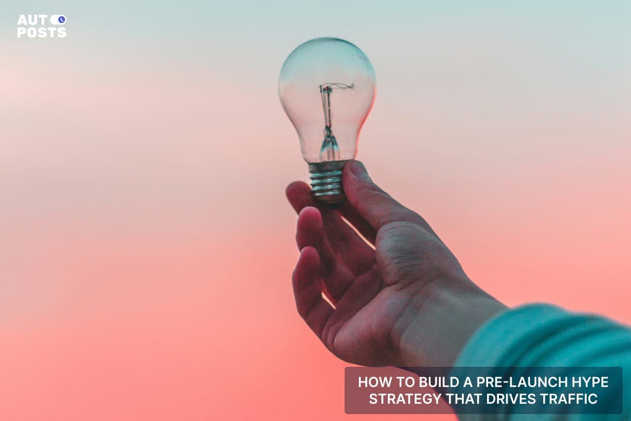 How to Build a Pre-Launch Hype Strategy That Drives Traffic — cover