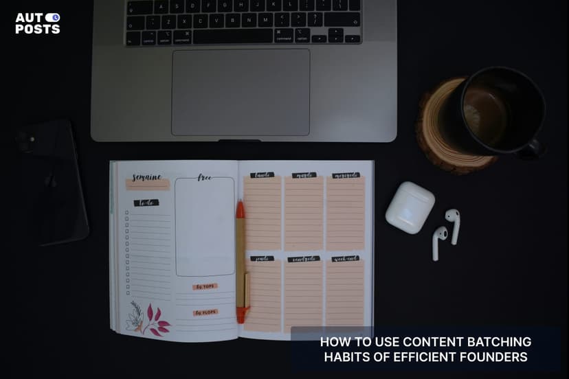 How to Use Content Batching Habits of Efficient Founders — cover