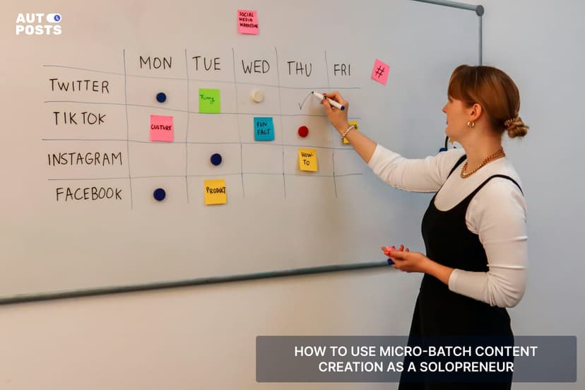 How to Use Micro-Batch Content Creation as a Solopreneur — cover