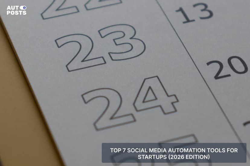Top 7 Social Media Automation Tools for Startups (2026 Edition) — cover
