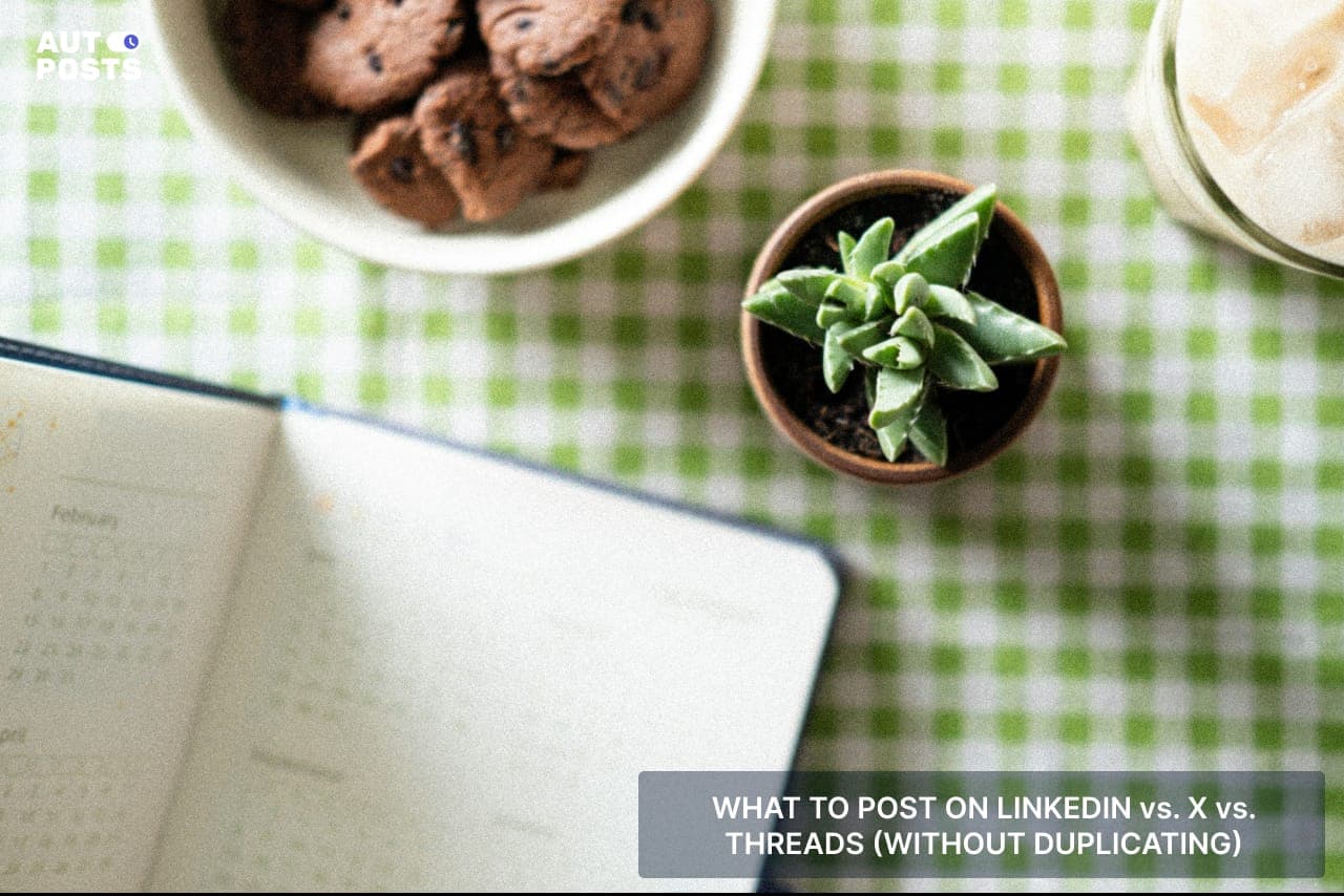 What to Post on LinkedIn vs. X vs. Threads (Without Duplicating) — cover